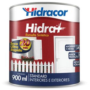 Tinta Esmalte  Brilhante Hidra+ Branco Neve 900 Ml Hidracor