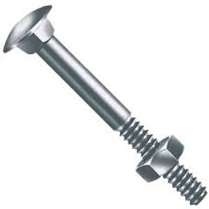Parafuso Frânces Zincado PS Com Porca 1/2x2" Ciser
