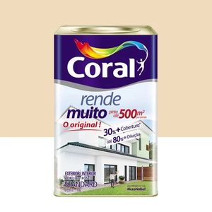 Tinta Rende Muito Marfim Fosca Latão Coral