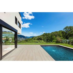 Porcelanato Islândia Arena AS Acetinado 22x90 Cm 1,82 M² Pamesa