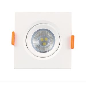 Mini Spot Led Quadrado 3W 3000K Bivolt Luminatti