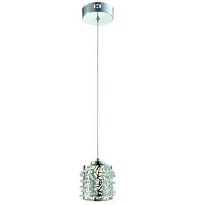 Pendente Metal/Cristal 1XG9 40W Quality Iluminação
