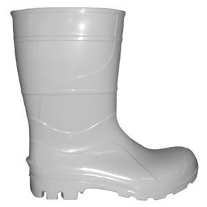 Bota PVC Cano Médio Sem Forro Branca Nº 44/45 Kala