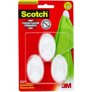 Gancho Transparente Scoth Medio Hb 3M