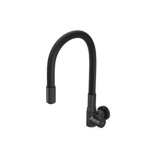 Torneira Cozinha Parede Preto 1168.PTPTHMN Hydra