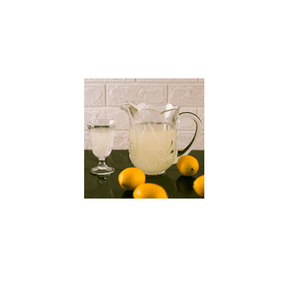 Conjunto Jarra de Cristal Prima 1,5 Litros com 6 Copos 240 Ml Lyor