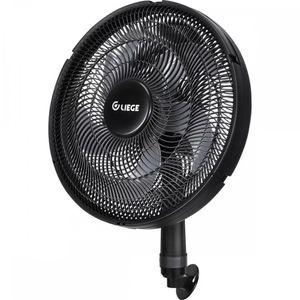 Ventilador de Parede Bivolt 127V 1300W 50 Cm Preto Liege