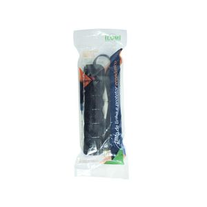 Extensão Filtro de Linha Econômico com 5 Tomadas Bivolt Preto Ilumi