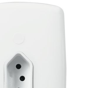 Tomada Universal Mônaco 2P+T 20A Com Placa 4x2 Branco Dicompel