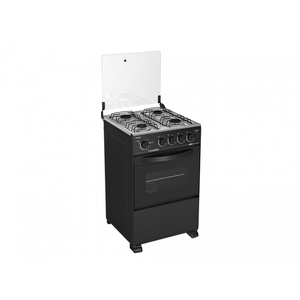 Fogão Caribe Preto Acendimento Automático 4 Bocas 4081 Esmaltec
