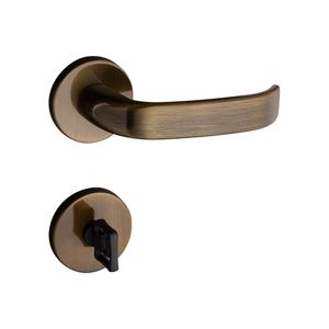 Fechadura Para Banheiro Magnum Roseta 931-80B Bronze Oxidado 40 Mm Pado