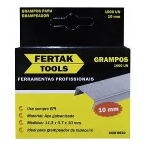 Grampo Para Grampeador 10 Mm Fertak