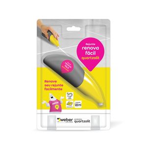 Rejunte Renova Fácil Cinza Platina 120 Ml Quartzolit
