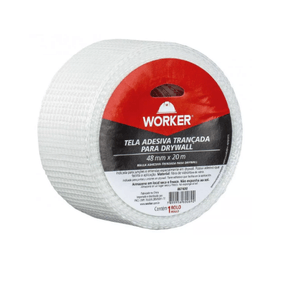 Tela Adesiva para Drywall Trançada 48 Mmx 20 M Worker