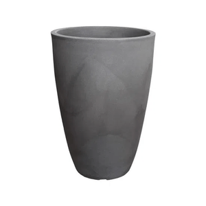 Vaso Decorativo Liso Cônico Preto Ardosia 53 JVOLPA53 Japi