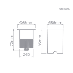 Embutido De Solo Focco 5 W 3000K Bivolt STH8716/30 Stella