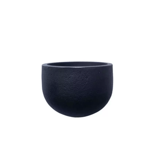 Vaso Decorativo Redondo Rústico 33 Grafite JVRRG33 Japi