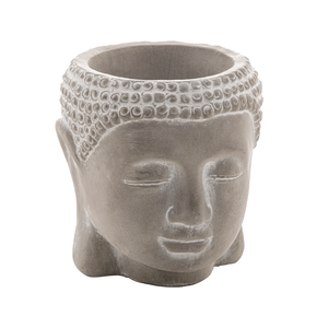 Cachecpot Buda Cinza 10,5x11 Cm Lyor