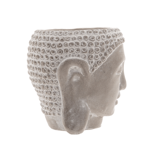 Cachecpot Buda Cinza 10,5x11 Cm Lyor
