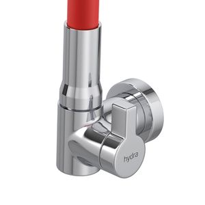 Torneira HydraMotion Flexível de Parede Vermelho Hydra