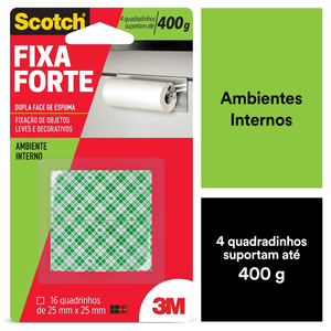 Fita Dupla Face Scotch Espuma Fixa Forte 24Mmx1,5M 3M