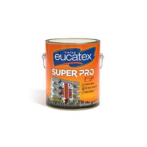 Tinta Acrilica Semi Brilho Super Pro Branco Galão 3,6 Litros Eucatex