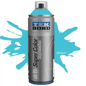 Tinta Spray Expression Turquesa 400 Ml Tekbond