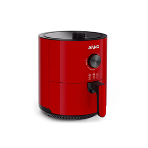 Air Fryer Fritadeira Elétrica Redonda Ultra 127V 4,2 Litros Vermelha Arno