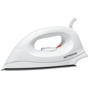 Ferro de Passar a Seco Maximus White Branco Mondial