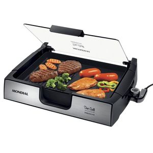 Chapa Duo Grill Premium Inox Mondial