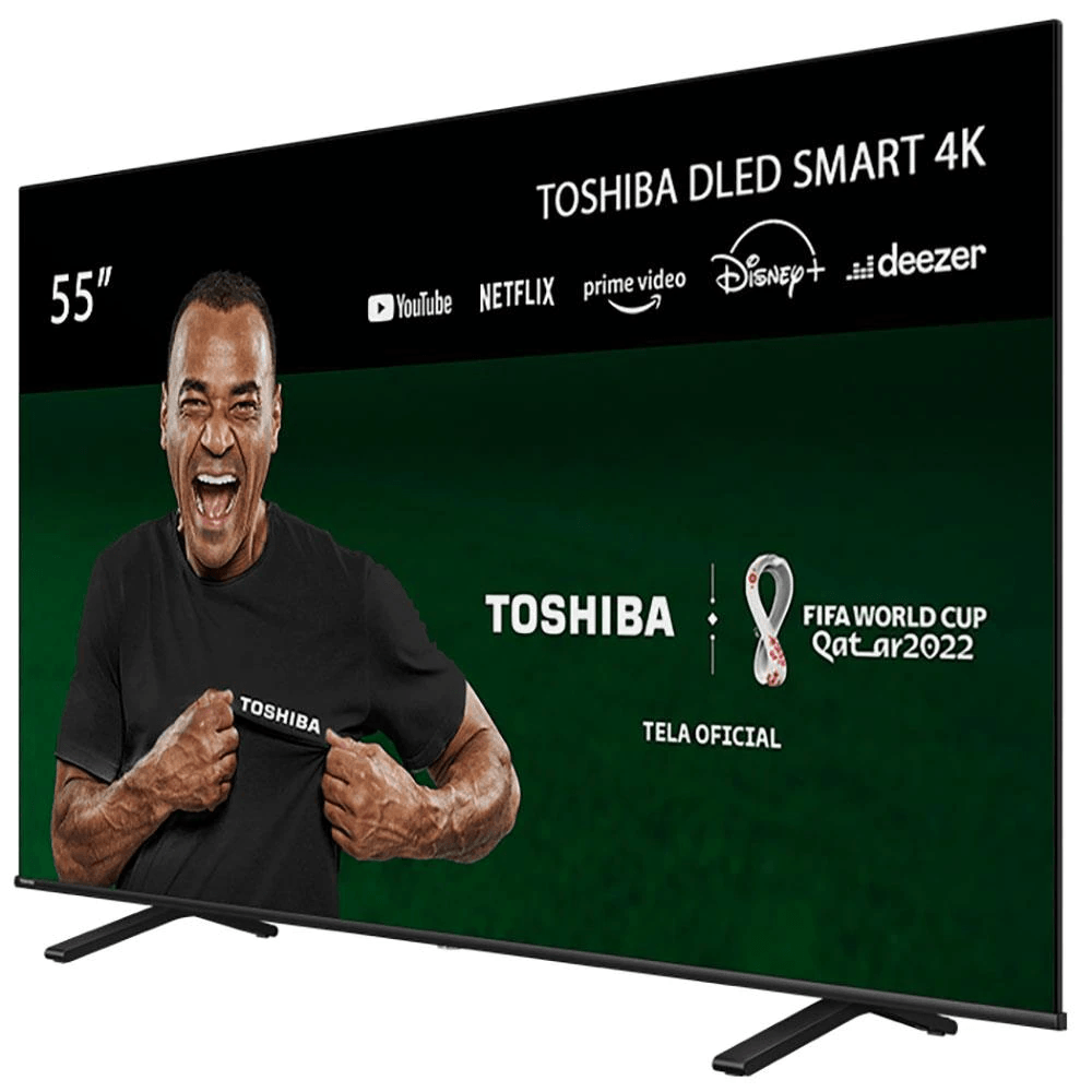 TV Smart Tela LED 55'' 4K TB011M Toshiba - Jurunense - Materiais