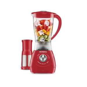 Liquidificador Turbo Power Vermelho L-77 127V Mondial