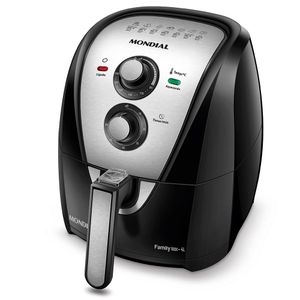 Fritadeira Air Fryer Inox Black Family 4 Litros 127V Mondial