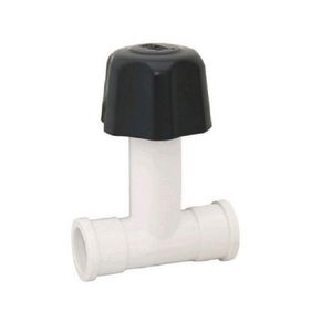 Registro de Pressão Soldável Pvc Sem Canopla Branco 20 Mm Herc
