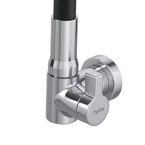 Torneira HydraMotion Flexível de Parede Preto Hydra