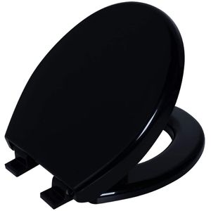 Assento Sanitário 45 Cm Soft Close Oval Preto Astra