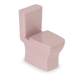 Kit Vaso Sanitário Com Caixa Acoplada Boss Rose 3/6 Litros Incepa