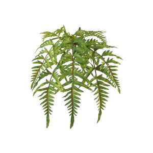 Folhagem de Samambaia Para Pendurar com Print X8 Verde 2T 46 Cm Flor Arte