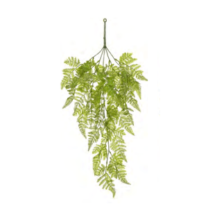 Folhagem Decorativa Samambaia Pendente X6 Verde 83 Cm Flor Arte