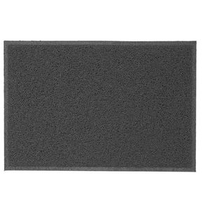 Tapete Capacho Vinil Light Cinza 60x40 Cm Kapazi
