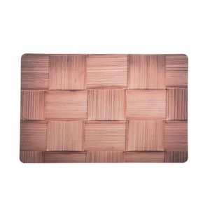 Lugar Americano Plastico Bambu Square 43,5x28,5 Cm Lyor