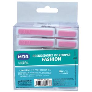 Conjunto de Prendendores Emborrachados Fashion 12 unidades Mor