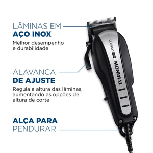 Cortador de Cabelo Classic CR03 127V Mondial