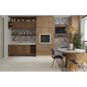 Cerâmica Madereira Cerejeira Acetinado MP-37250 32x74 Cm 1,92  M² Tecnogres