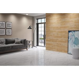 Porcelanato Carrara Branco Polido 120x120 Cm 2,88 M² Incesa
