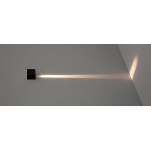 Arandela/Balizador De Efeito Line 6 W 3000K Preto STH9725PTO/30 Stella