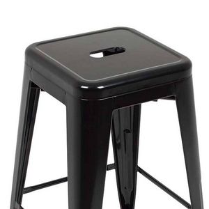 Banqueta Industrial Medium Preta Mor