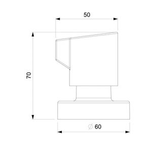 Acabamento Registro Fit Cromada 1/2" 3/4" Celite