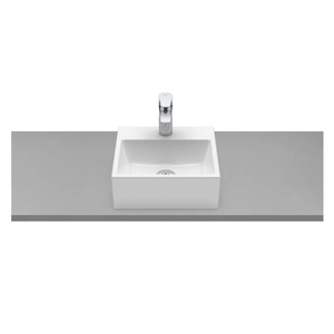 Cuba de Apoio 35x35x13 Cm Branco Optica Roca