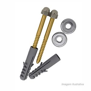 Parafuso Fixação Latão B-08 Par Imperatriz